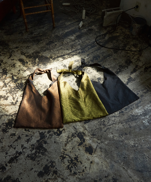 NOMINE(ノミネ)の「ジャガード バッグ(トートバッグ・レディース・マスタード/ブラウン/ブラック・フリー)」の7枚目の写真