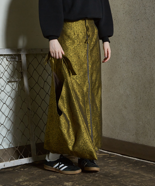 NOMINE(ノミネ)の「ジャガード バッグ(トートバッグ・レディース・マスタード/ブラウン/ブラック・フリー)」の19枚目の写真