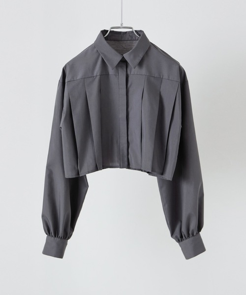 CASA FLINE タックプリーツボリューム袖ブラウス CASA FLINE（カーサフライン）の「タックプリーツボリューム袖ブラウス