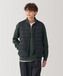 無印良品 | 紳士　軽量ダウンノーカラーベスト（帯電防止裏地）(ダウンベスト)