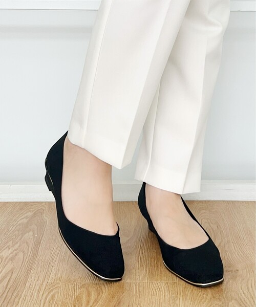 日本製ESPERANZA スクエアウェッジパンプス ESPERANZA パンプス スクエアウェッジパンプス : ZOZOTOWN Yahoo