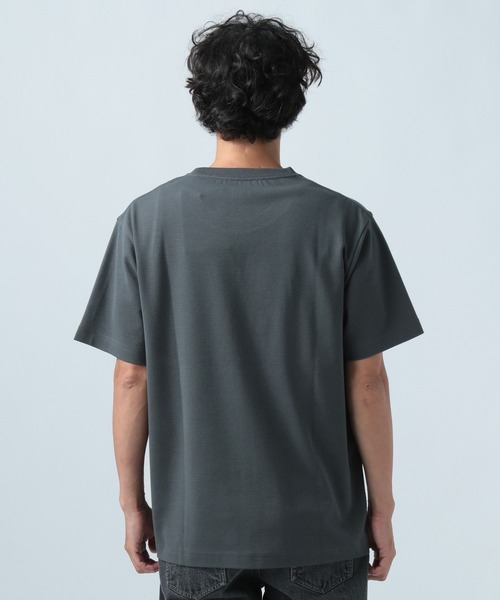 BAYFLOW(ベイフロー)の「ベーシックフライス半袖Tシャツ(Tシャツ/カットソー・メンズ・チャコールグレー/ブラック/オフホワイト・MEDIUM/LARGE)」の9枚目の写真