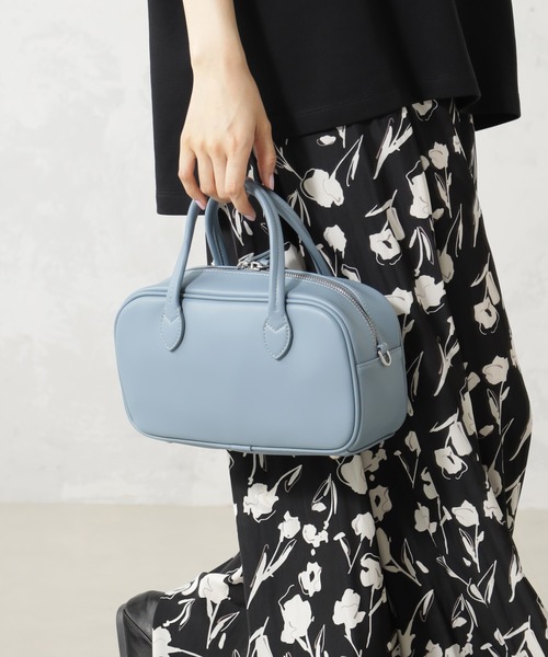 FOUND GOOD（ファウンドグッド）の「レクタングルバッグ（ボストンバッグ・レディース・ブラック/グレー系2/ブルー系5・FREE）」の8枚目の写真