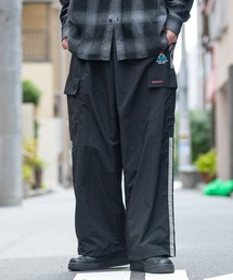 Red Cap Girl | 【a-r】〔RedCapGirl/レッドキャップガール〕フロント刺繍 サイドライン ナイロンカーゴパンツ(カーゴパンツ)