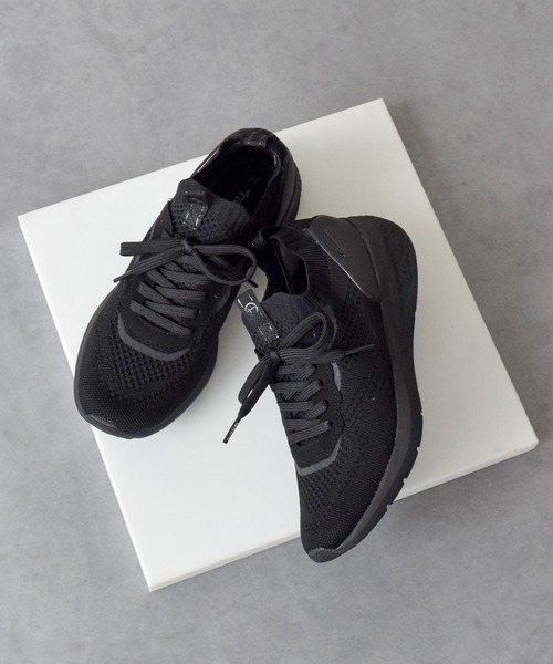 【Tamaris】3cmヒールニットスニーカー(445816)(スニーカー)|INTER-CHAUSSURES(インターショシュール)