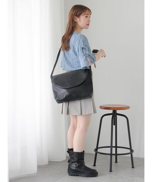 ehka sopo(エヘカソポ)の「ヴィンテージライクショルダーバッグ(ハンドバッグ・レディース・ブラック/ブラウン/キャメル・F)」の16枚目の写真