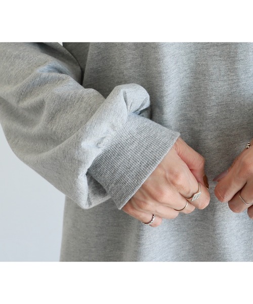 reca（レカ）の「スパゲッティおばけ刺繍＆プリント BIGロンTシャツ（Tシャツ/カットソー・レディース・オフホワイト/トップグレー/キナリ・FREE）」の19枚目の写真