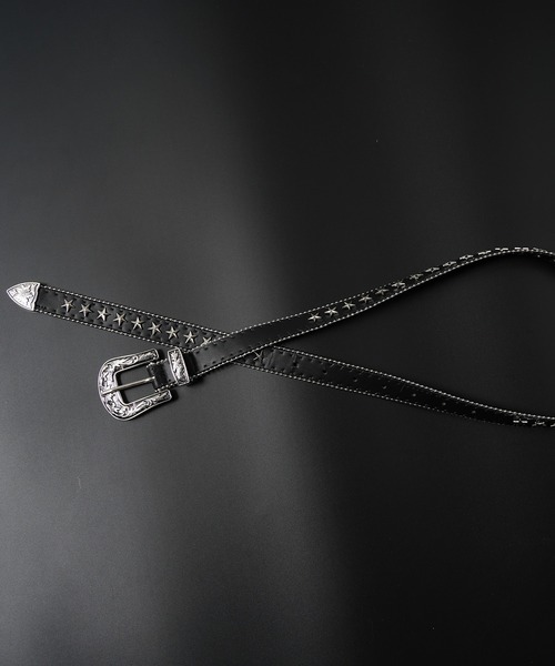 GLARE（グレア）の「【GLARE】スター スタッズ ベルト / Star Studs Belt（ベルト・レディース・ブラック・ONE SIZE）」の7枚目の写真