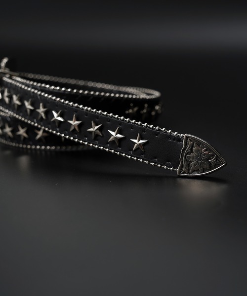 GLARE（グレア）の「【GLARE】スター スタッズ ベルト / Star Studs Belt（ベルト・レディース・ブラック・ONE SIZE）」の8枚目の写真