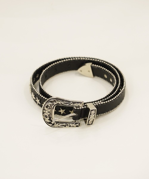 GLARE（グレア）の「【GLARE】スター スタッズ ベルト / Star Studs Belt（ベルト・レディース・ブラック・ONE SIZE）」の5枚目の写真