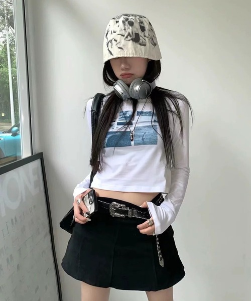 GLARE（グレア）の「【GLARE】スター スタッズ ベルト / Star Studs Belt（ベルト・レディース・ブラック・ONE SIZE）」の3枚目の写真