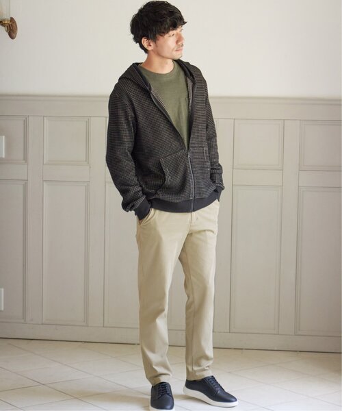 ikka（イッカ）の「GOKU楽パンツ EASY STRETCH テーパード（その他パンツ・メンズ・ネイビー/グレー/ベージュ/ブラック・XL/L/M/S）」の10枚目の写真
