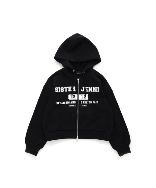 SISTER JENNI(SISTER JENNI)の「【コットン100%】ショート丈ダブルZIPパーカー(パーカー・キッズ・グレー/ブラック/アイボリー・140cm/150cm/160cm/130cm)」の17枚目の写真