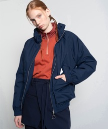 ELOOPS（イーループス）の「【ELOOPS】ギャザーカラー中綿ジャケット（ブルゾン）」