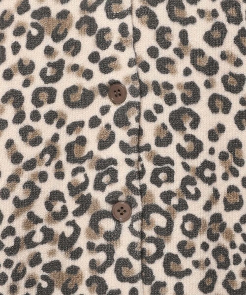 LEPSIM（レプシィム）の「【FOR I SERIES】5ゲージアニマル柄ニットカーディガン　151270（カーディガン/ボレロ・レディース・グレー/ベージュ・FREE）」の11枚目の写真