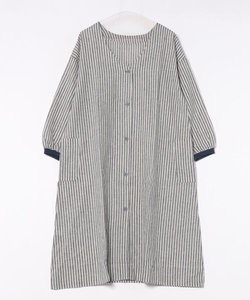 セール】コットンリネン2way割烹着ロングエプロン（エプロン