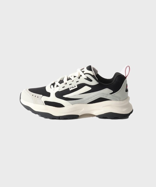 FILA(フィラ)の「【FILA / フィラ】 WOODBLOCK / 1RM02258E(スニーカー・メンズ・ホワイト/ブラック・26cm/27cm/28cm)」の2枚目の写真