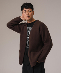 EDIFICE | フォックスミックス シャギーニットカーディガン(カーディガン/ボレロ)