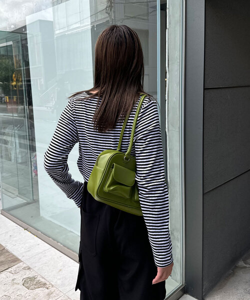 CIAOPANIC（チャオパニック）の「CPロゴピコレーストップス（Tシャツ/カットソー・レディース・ブラック/ブルー/ホワイト/ボルドー/ネイビー・ONE SIZE）」の16枚目の写真