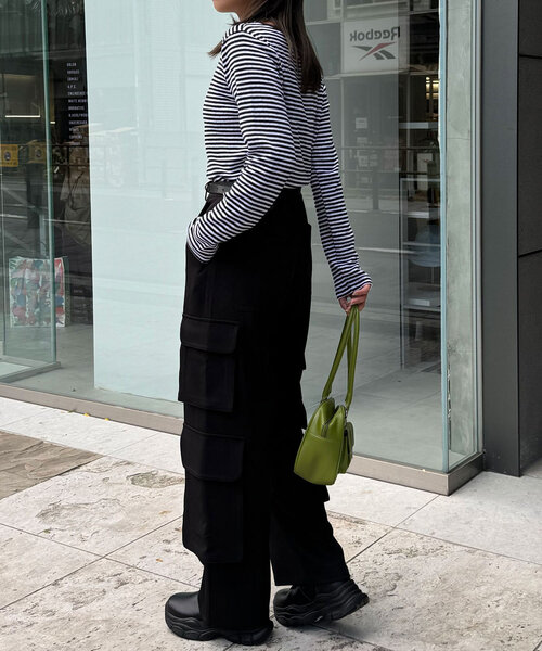 CIAOPANIC（チャオパニック）の「CPロゴピコレーストップス（Tシャツ/カットソー・レディース・ブラック/ブルー/ホワイト/ボルドー/ネイビー・ONE SIZE）」の18枚目の写真