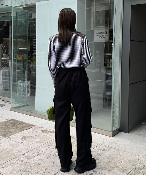 CIAOPANIC（チャオパニック）の「CPロゴピコレーストップス（Tシャツ/カットソー・レディース・ブラック/ブルー/ホワイト/ボルドー/ネイビー・ONE SIZE）」の19枚目の写真