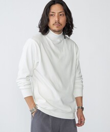 SHIPS | SHIPS:〈吸湿発熱〉モイスチャー モックネック プルオーバー(Tシャツ/カットソー)