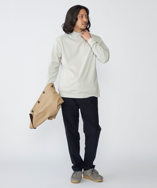 SHIPS:〈吸湿発熱〉モイスチャー モックネック プルオーバー SHIPS｜SHIPS:<吸湿発熱>モイスチャー モックネック プル
