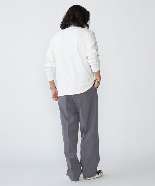 SHIPS(シップス)の「SHIPS:〈吸湿発熱〉モイスチャー モックネック プルオーバー(Tシャツ/カットソー・メンズ・チャコールグレー/ホワイト/シルバーグレー・SMALL/MEDIUM/LARGE/X-LARGE)」の8枚目の写真