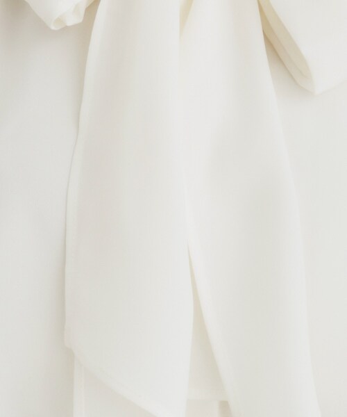 index(インデックス)の「《5color/XS-LLsize》レイヤードボウタイブラウス【洗濯機洗い可/イージーアイロン】(シャツ/ブラウス・レディース・オフホワイト/ブラック系7/ダークブラウン/ベージュ系その他4/ブラック系・34/36/38/40/42)」の11枚目の写真