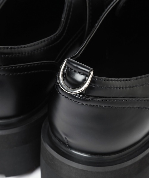 HARE(ハレ)の「バックルスクエアシューズ(HARE)(ドレスシューズ・メンズ・ブラック・MEDIUM/LARGE)」の20枚目の写真