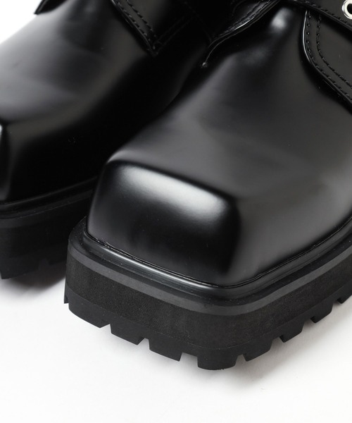 HARE(ハレ)の「バックルスクエアシューズ(HARE)(ドレスシューズ・メンズ・ブラック・MEDIUM/LARGE)」の13枚目の写真