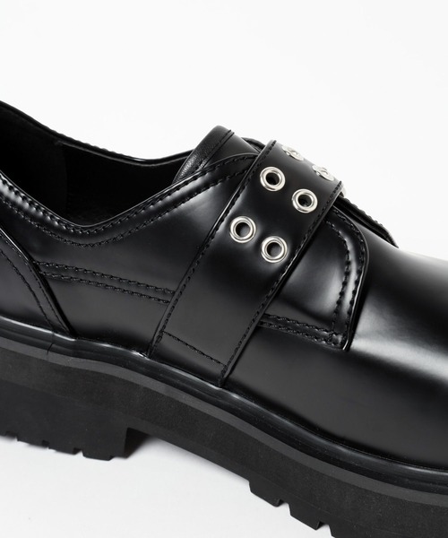 HARE(ハレ)の「バックルスクエアシューズ(HARE)(ドレスシューズ・メンズ・ブラック・MEDIUM/LARGE)」の17枚目の写真