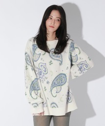 【UNISEX】ヴィンテージパターンニット