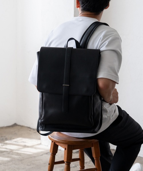 VitaFelice(ヴィータフェリーチェ)の「ユニセックスビジネスリュックサック(バックパック/リュック・メンズ・ブラック/ダークブラウン/ダークグレー・FREE)」の5枚目の写真