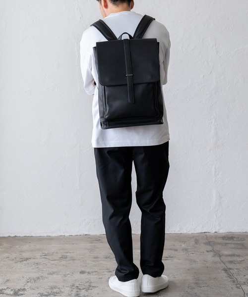 VitaFelice(ヴィータフェリーチェ)の「ユニセックスビジネスリュックサック(バックパック/リュック・メンズ・ブラック/ダークブラウン/ダークグレー・FREE)」の9枚目の写真