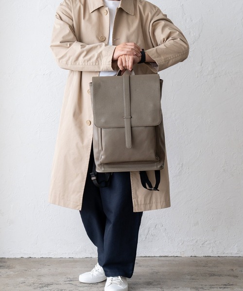 VitaFelice(ヴィータフェリーチェ)の「ユニセックスビジネスリュックサック(バックパック/リュック・メンズ・ブラック/ダークブラウン/ダークグレー・FREE)」の11枚目の写真