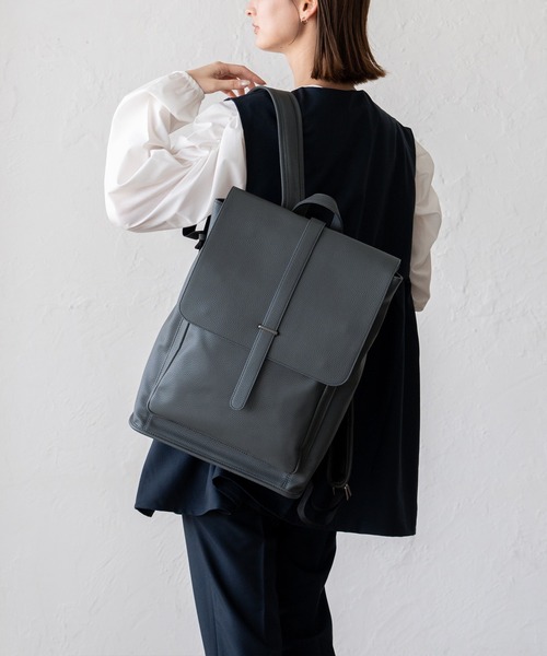 VitaFelice(ヴィータフェリーチェ)の「ユニセックスビジネスリュックサック(バックパック/リュック・メンズ・ブラック/ダークブラウン/ダークグレー・FREE)」の15枚目の写真