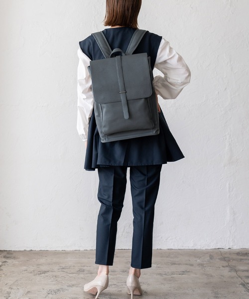 VitaFelice(ヴィータフェリーチェ)の「ユニセックスビジネスリュックサック(バックパック/リュック・メンズ・ブラック/ダークブラウン/ダークグレー・FREE)」の18枚目の写真