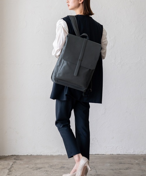 VitaFelice(ヴィータフェリーチェ)の「ユニセックスビジネスリュックサック(バックパック/リュック・メンズ・ブラック/ダークブラウン/ダークグレー・FREE)」の20枚目の写真