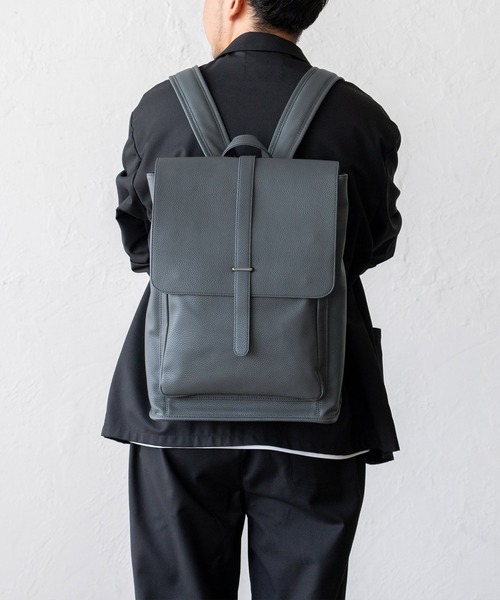 VitaFelice(ヴィータフェリーチェ)の「ユニセックスビジネスリュックサック(バックパック/リュック・メンズ・ブラック/ダークブラウン/ダークグレー・FREE)」の21枚目の写真