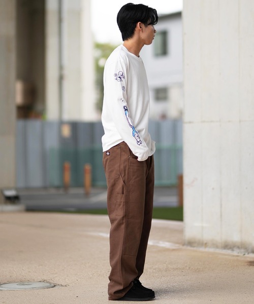 CHUMS(チャムス)の「CHUMS/チャムス ロンT/長袖ティシャツ/カットソー 袖プリント CH01-2454(Tシャツ/カットソー・メンズ・ライトブルー/グレイッシュベージュ/ブラック/ホワイト・M/L/XL)」の12枚目の写真