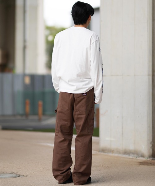 CHUMS(チャムス)の「CHUMS/チャムス ロンT/長袖ティシャツ/カットソー 袖プリント CH01-2454(Tシャツ/カットソー・メンズ・ライトブルー/グレイッシュベージュ/ブラック/ホワイト・M/L/XL)」の11枚目の写真