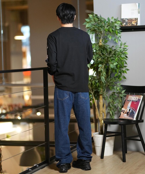 CHUMS(チャムス)の「CHUMS/チャムス ロンT/長袖ティシャツ/カットソー 袖プリント CH01-2454(Tシャツ/カットソー・メンズ・ライトブルー/グレイッシュベージュ/ブラック/ホワイト・M/L/XL)」の17枚目の写真