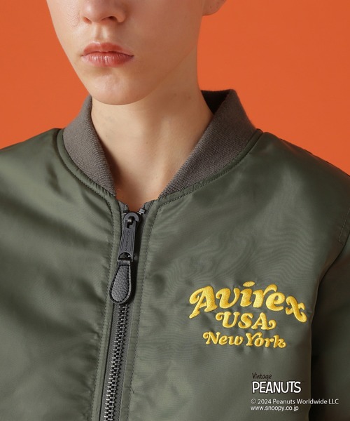 PEANUTS（ピーナッツ）の「《AVIREX×PEANUTS》ALLSTAR MA-1/アヴィレックス×ピーナッツ オールスターMA-1（MA-1・レディース・オリーブ・M/S）」の11枚目の写真