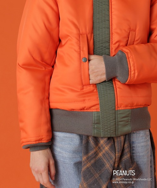 PEANUTS（ピーナッツ）の「《AVIREX×PEANUTS》ALLSTAR MA-1/アヴィレックス×ピーナッツ オールスターMA-1（MA-1・レディース・オリーブ・M/S）」の21枚目の写真