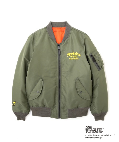 PEANUTS（ピーナッツ）の「《AVIREX×PEANUTS》ALLSTAR MA-1/アヴィレックス×ピーナッツ オールスターMA-1（MA-1・レディース・オリーブ・M/S）」の22枚目の写真