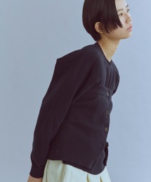 Crewneck Knit & Rib Knit Bustier Set