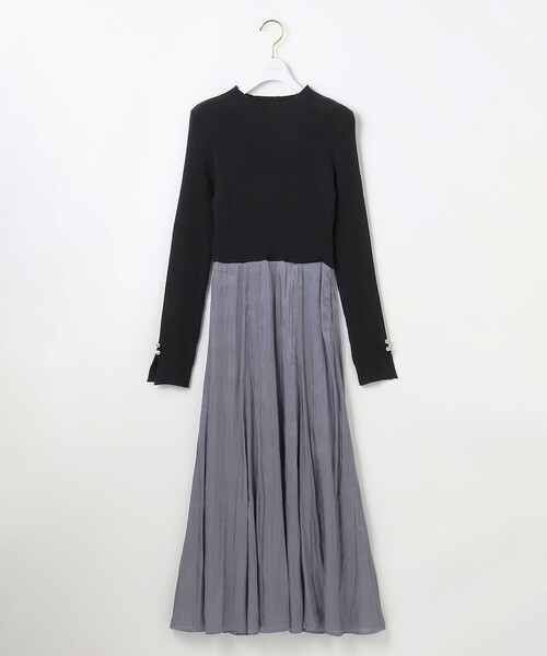 【セール】【洗える】オーロラサテンコンビ ワンピース（ワンピース）｜any SiS（エニィスィス）