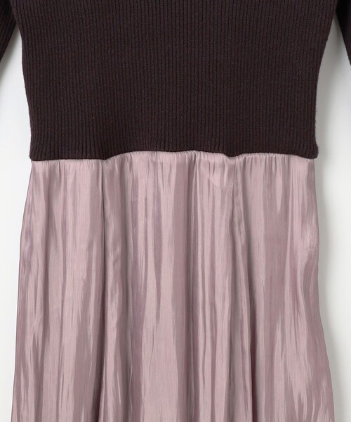 【セール】【洗える】オーロラサテンコンビ ワンピース（ワンピース）｜any SiS（エニィスィス）