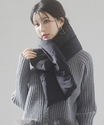 SAISON DE PAPILLON | 中綿入りで暖かいマフラー(マフラー)